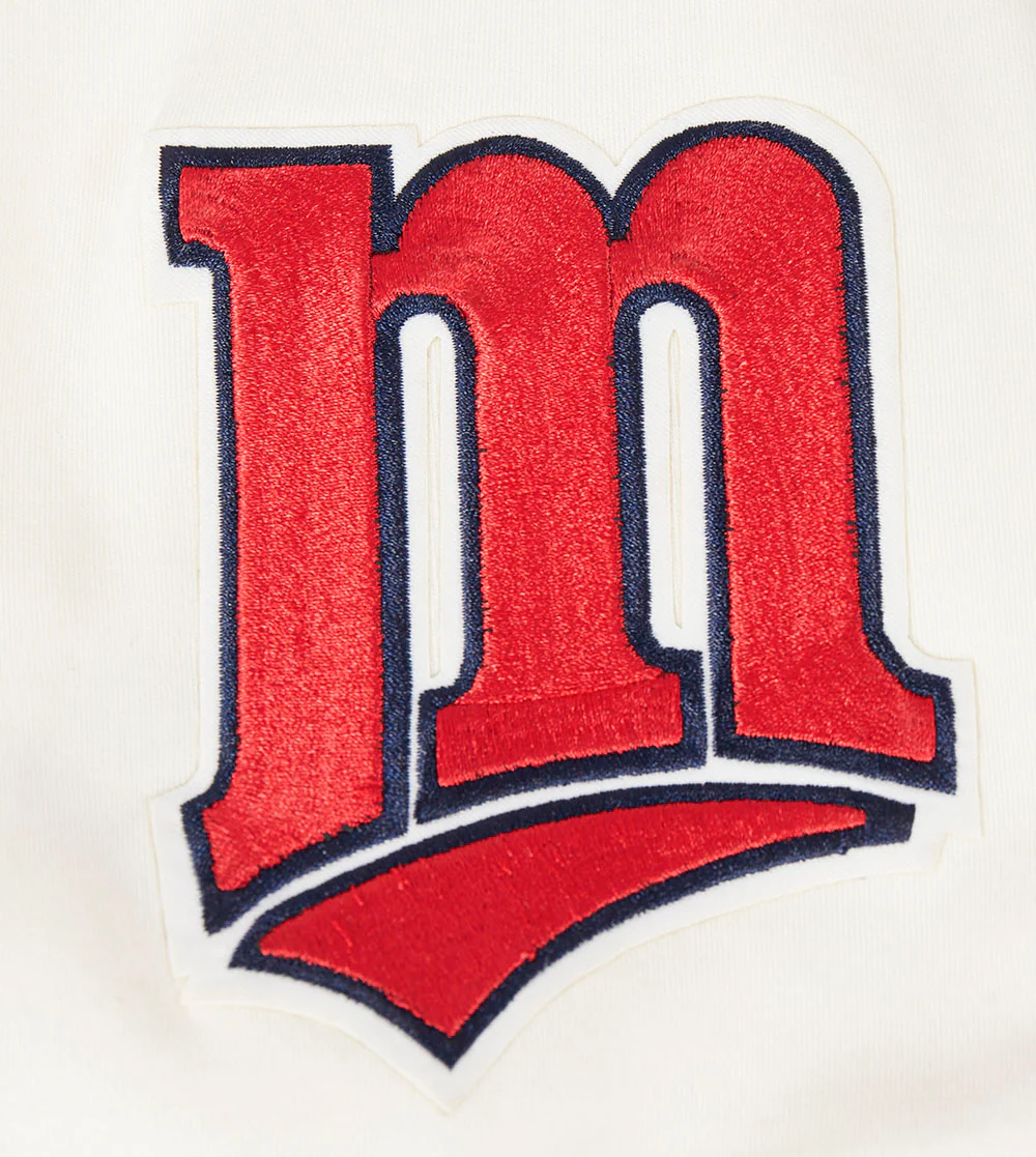 MLB MINNESOTA TWINS RETRO CLASSIC MEN'S TOP (EGGSHELL/ RED) - Image 6