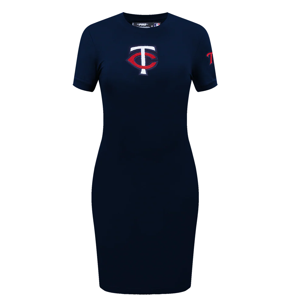 MLB MINNESOTA TWINS CLASSIC WOMEN'S BODYCON DRESS (MIDNIGHT NAVY)