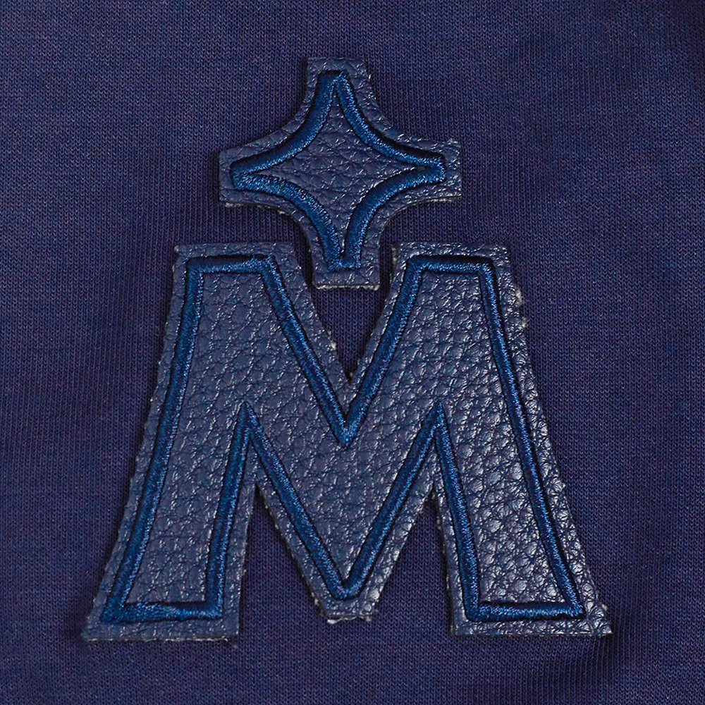 MLB MINNESOTA TWINS TRIPLE TONAL WOMEN'S DOUBLE KNIT FULL ZIP HOODIE (MIDNIGHT NAVY) - Image 5