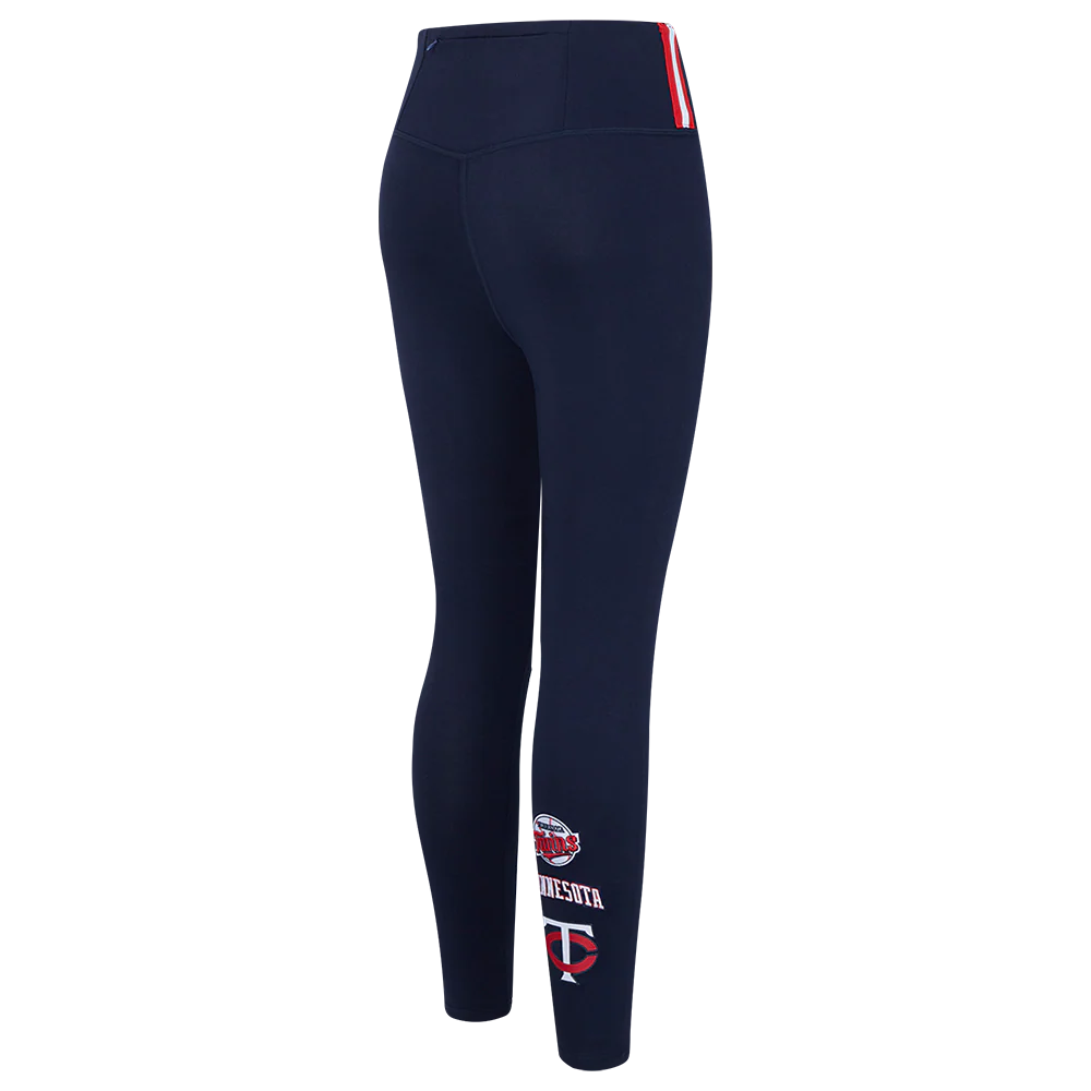 MLB MINNESOTA TWINS RETRO CLASSIC WOMEN'S JERSEY LEGGIN (MIDNIGHT NAVY) - Image 3