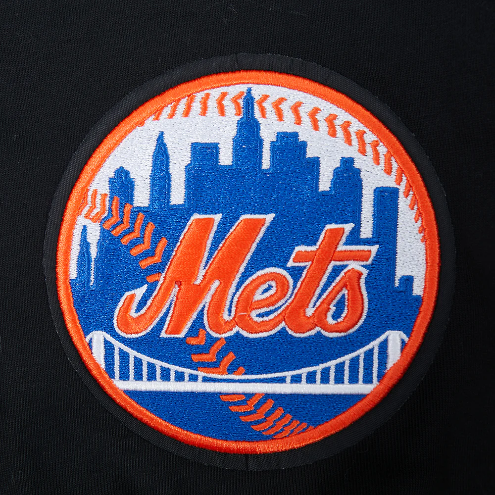 MLB NEW YORK METS WINGSPAN MEN'S CJ DROP SHOULDER TEE (BLACK) - Image 5
