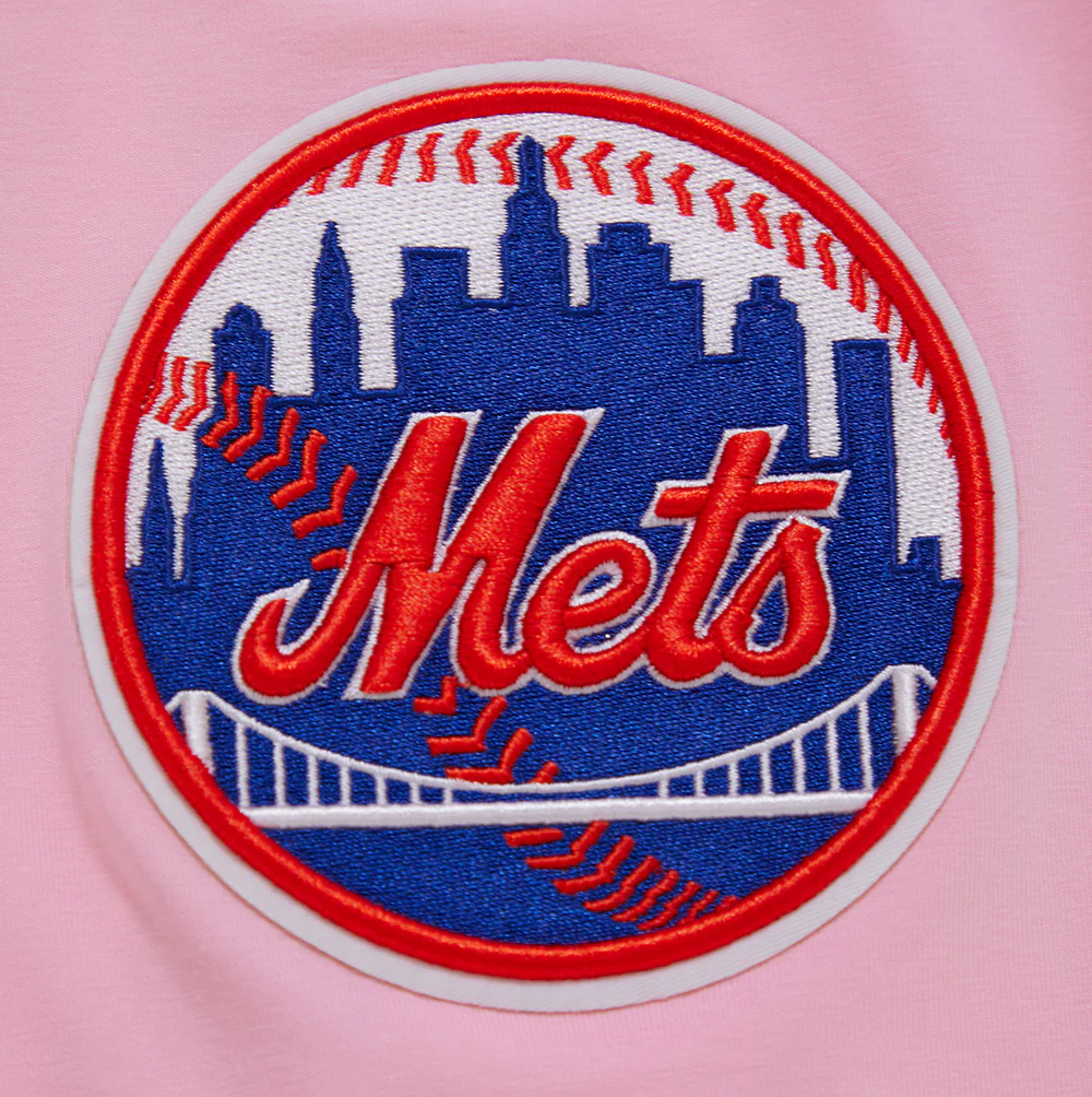 MLB NEW YORK METS LOGO PRO TEAM MEN'S TOP (PINK) - Image 7