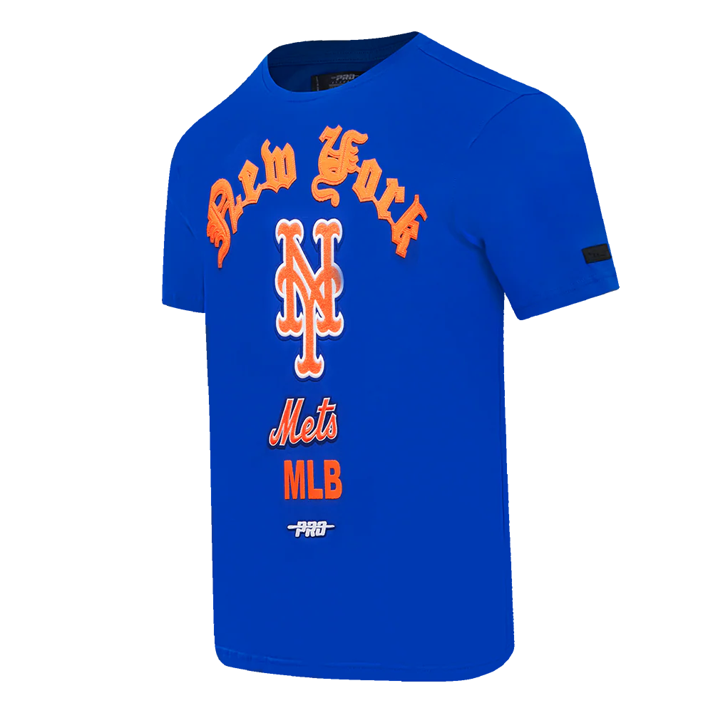MLB NEW YORK METS OLD ENGLISH MEN'S TOP (ROYAL BLUE) - Image 2
