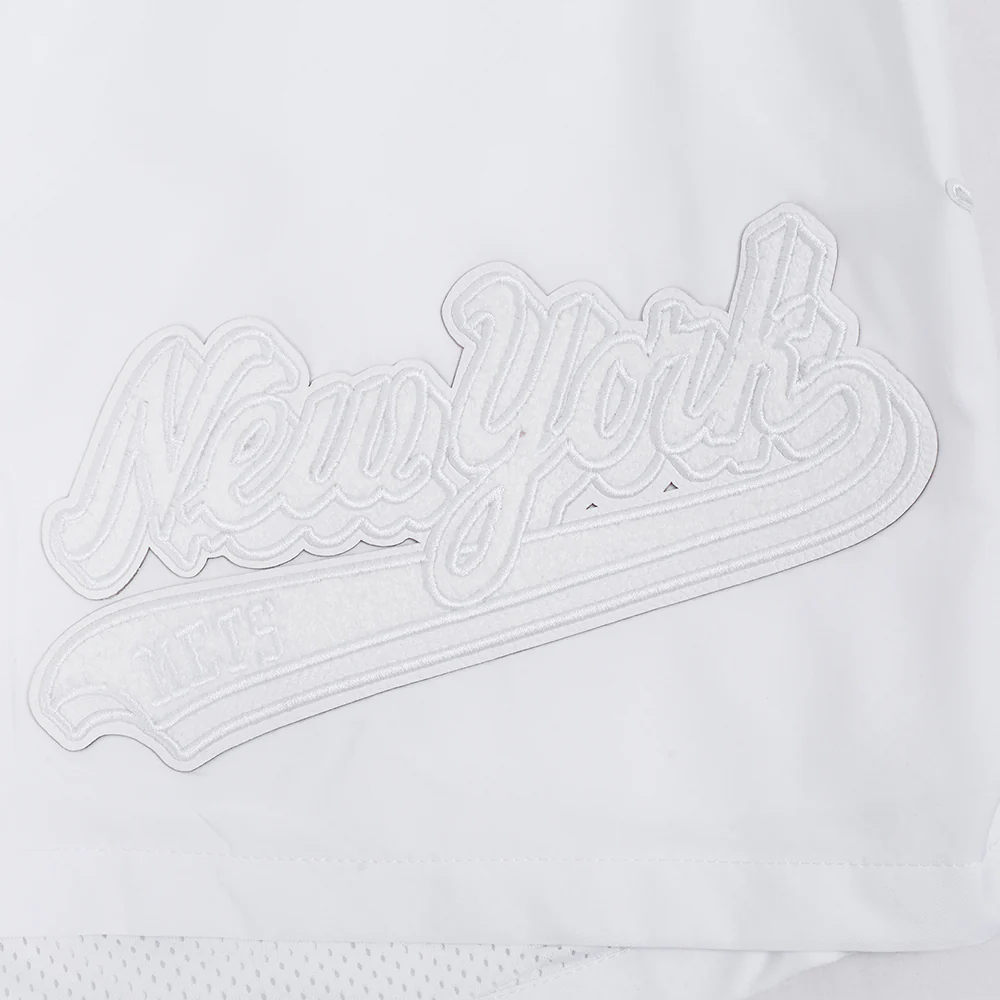 MLB NEW YORK METS WHITE OUT MEN'S WOVEN SHORT (WHITE) - Image 5