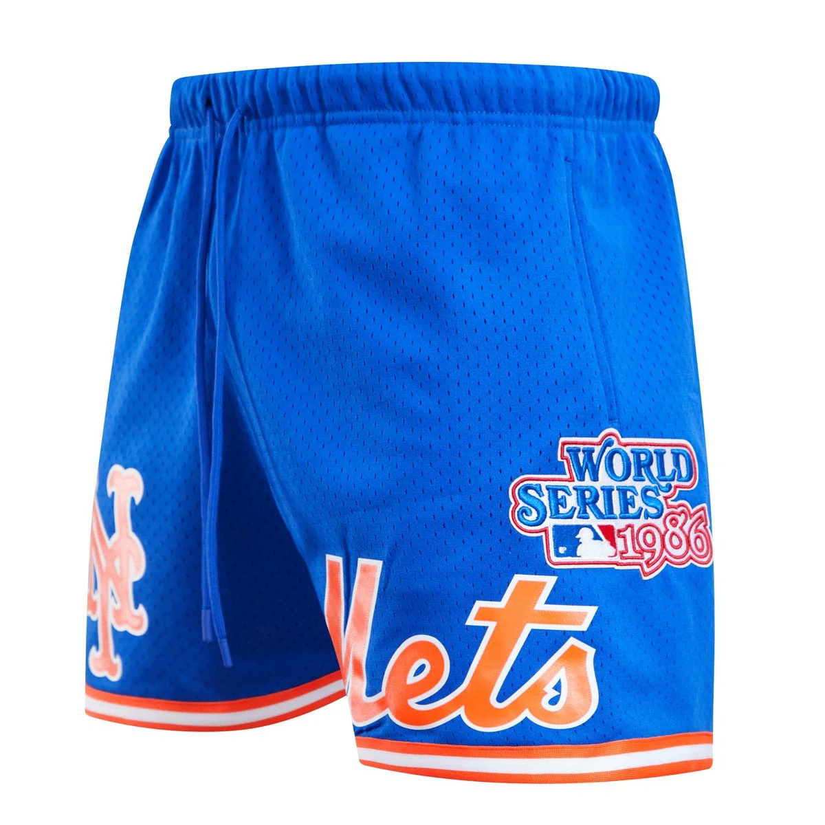 MLB NEW YORK METS LOGO MEN'S MESH SHORT (ROYAL BLUE)
