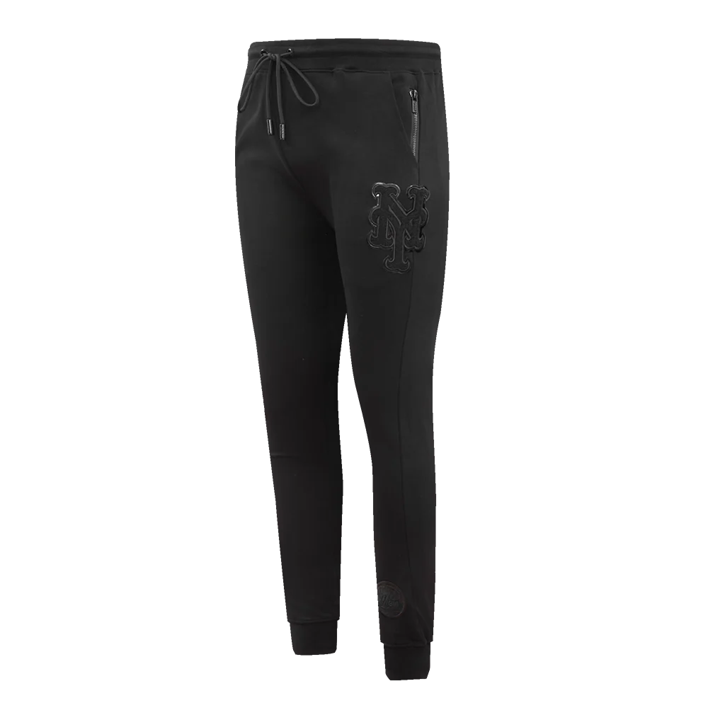 MLB NEW YORK METS TRIPLE BLACK MEN'S JOGGER (TRIPLE BLACK) - Image 2