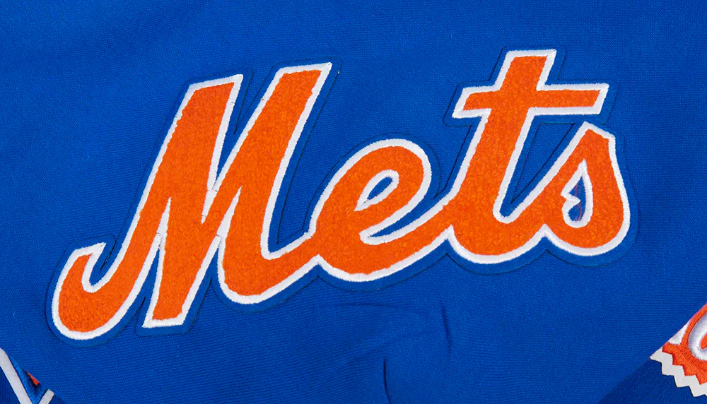 MLB NEW YORK METS TURN IT UP MEN'S DROP SHOULDER FLC PO HOODIE (ROYAL BLUE) - Image 9