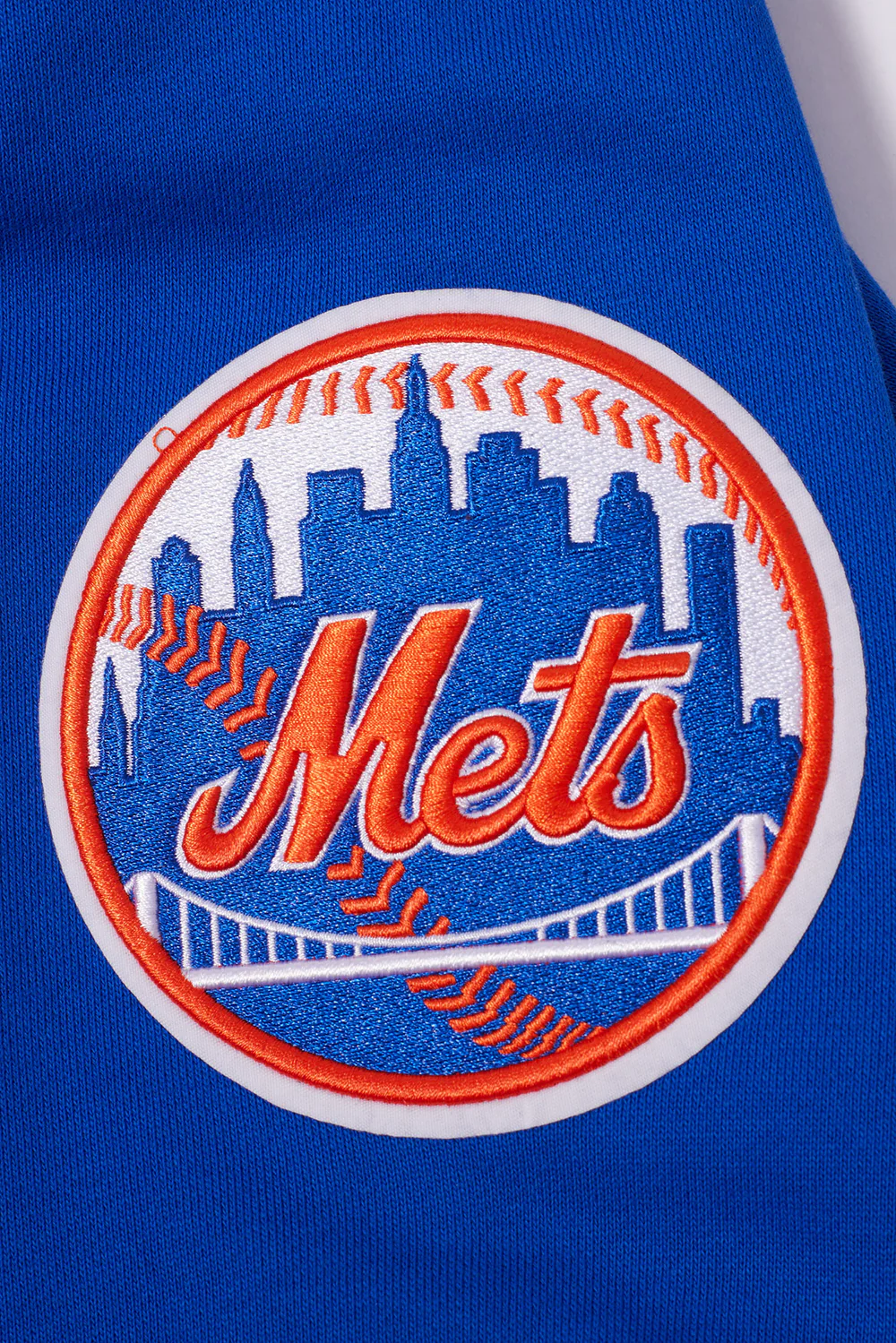 MLB NEW YORK METS MASHUP MEN'S RIB CREWNECK (ROYAL/ORANGE/ROYAL) - Image 5