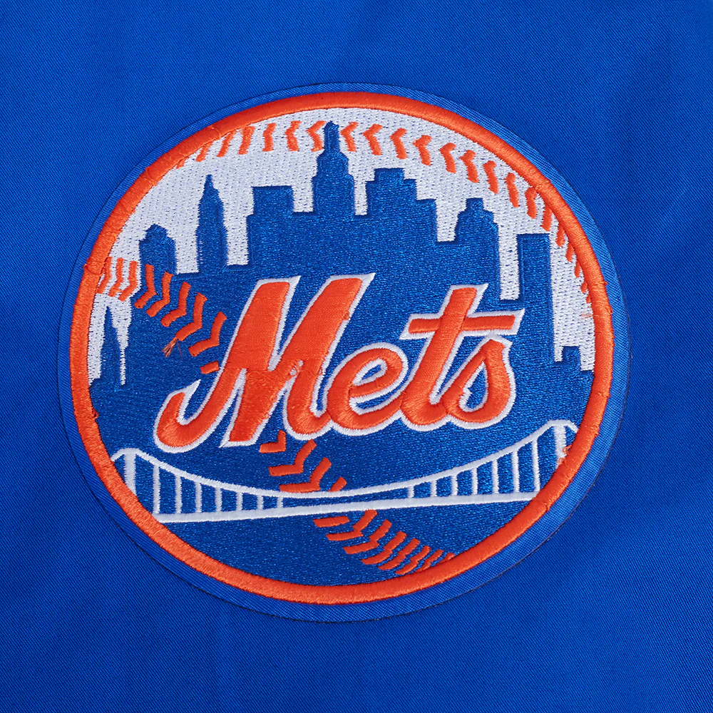 MLB NEW YORK METS LIVING LARGE MEN'S TWILL JACKET (ROYAL BLUE) - Image 7