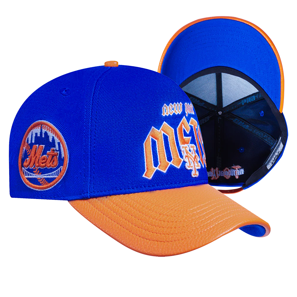 MLB NEW YORK METS CITY TOUR CURVED STRAPBACK HAT (ROYAL BLUE) - Image 7