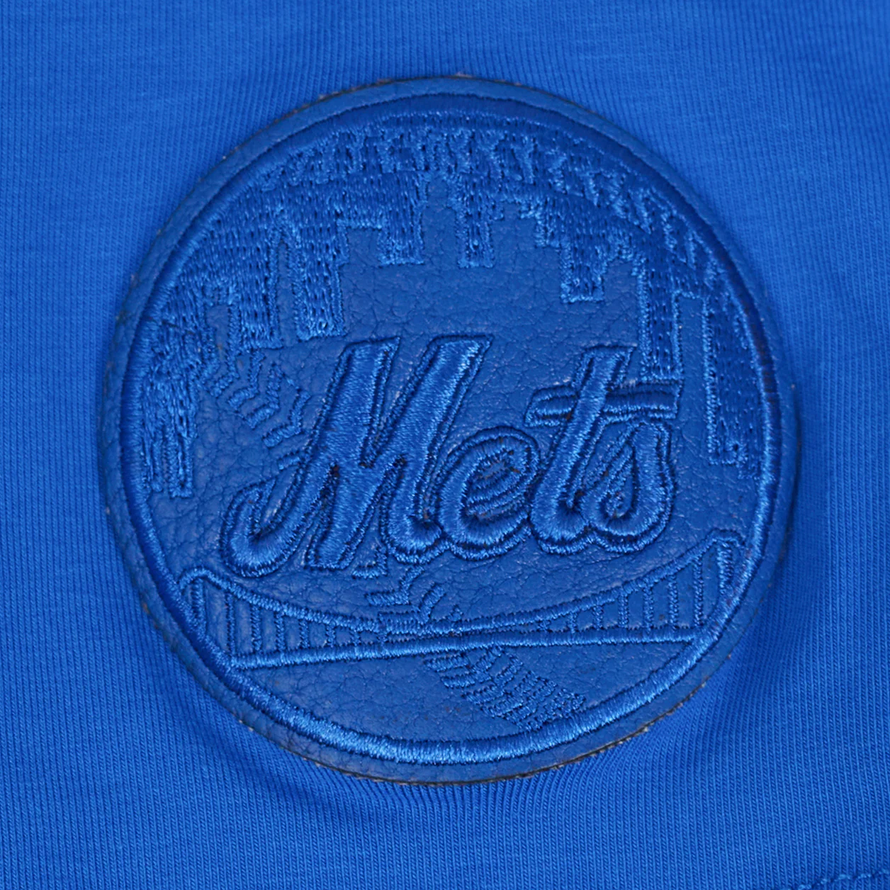 MLB NEW YORK METS TRIPLE TONAL SINGLE JERSEY BOXY WOMEN'S TEE (ROYAL BLUE) - Image 6
