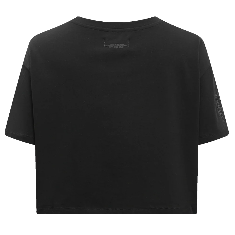 MLB NEW YORK METS NEUTRAL WOMEN'S BOXY TOP (BLACK) - Image 4