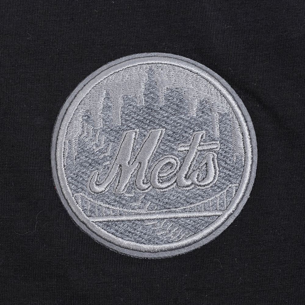 MLB NEW YORK METS REVERSE FRENCH TERRY WOMEN'S BODYCON DRESS (BLACK) - Image 11