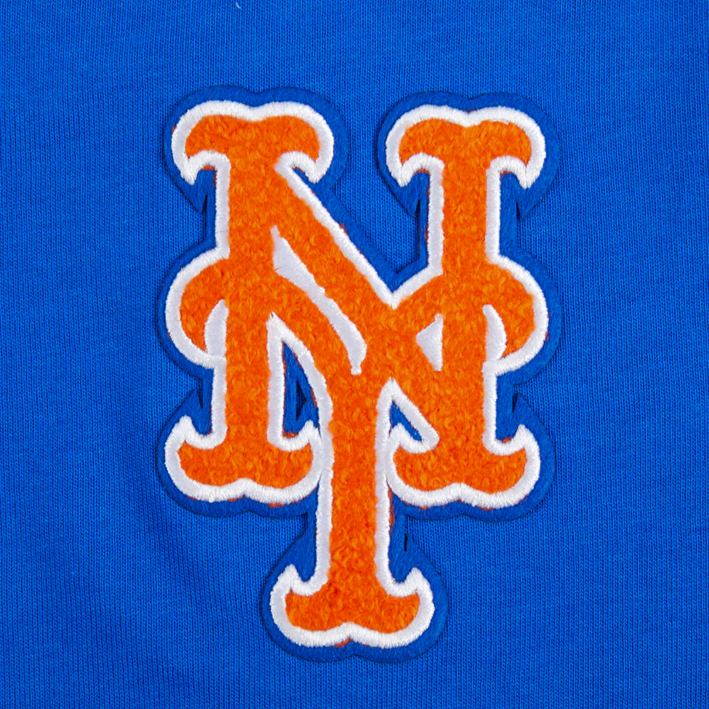MLB NEW YORK METS CLASSIC BIG GIRLS SHORT SLEEVE BOXY TOP (ROYAL BLUE) - Image 5