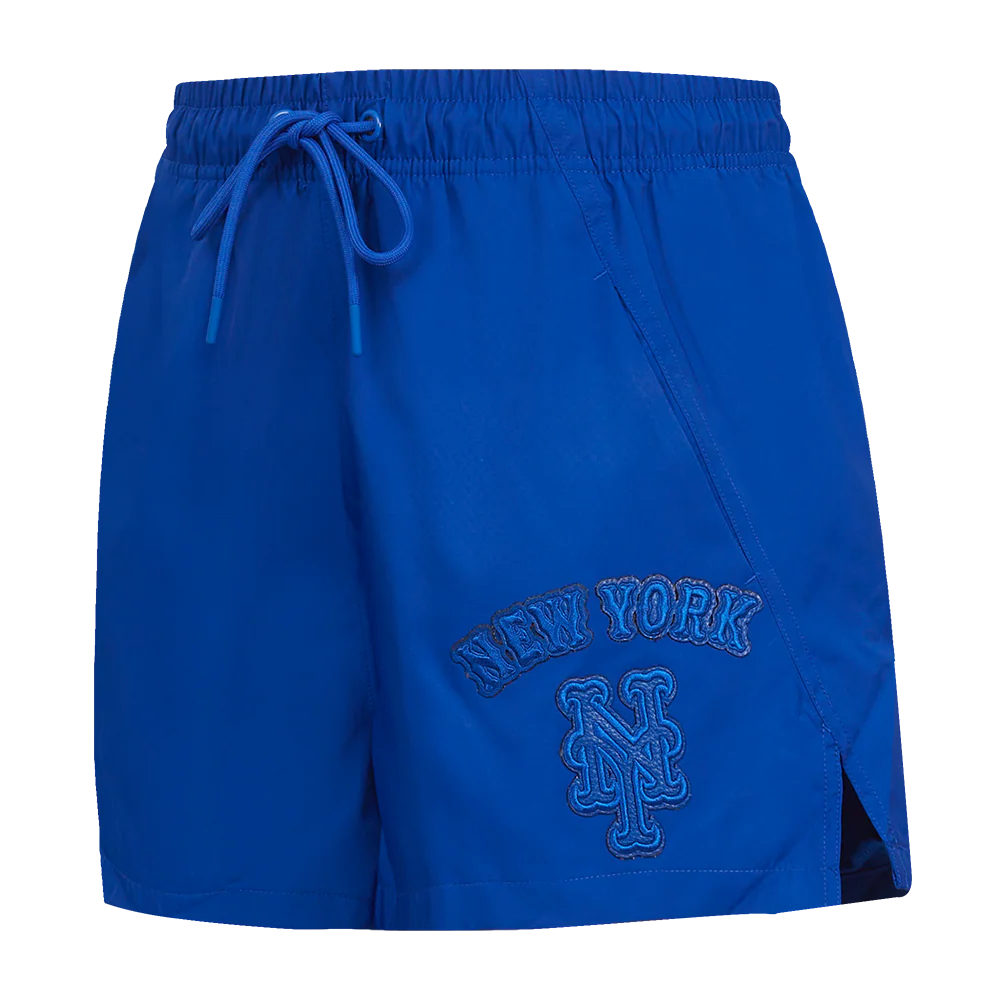 MLB NEW YORK METS TRIPLE TONAL W WOVEN WOMEN'S SHORT (ROYAL BLUE)