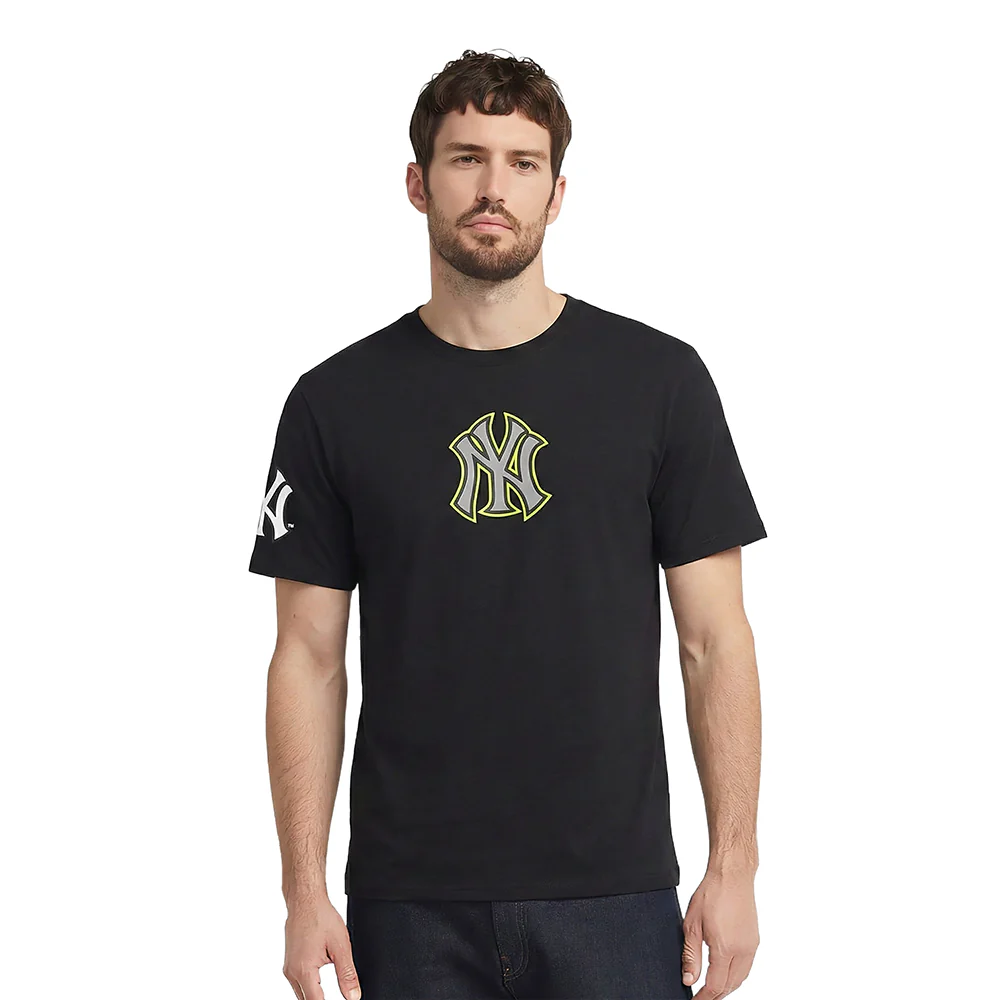 MLB NEW YORK YANKEES UNDER THE LIGHTS MEN'S SJ TEE (BLACK)
