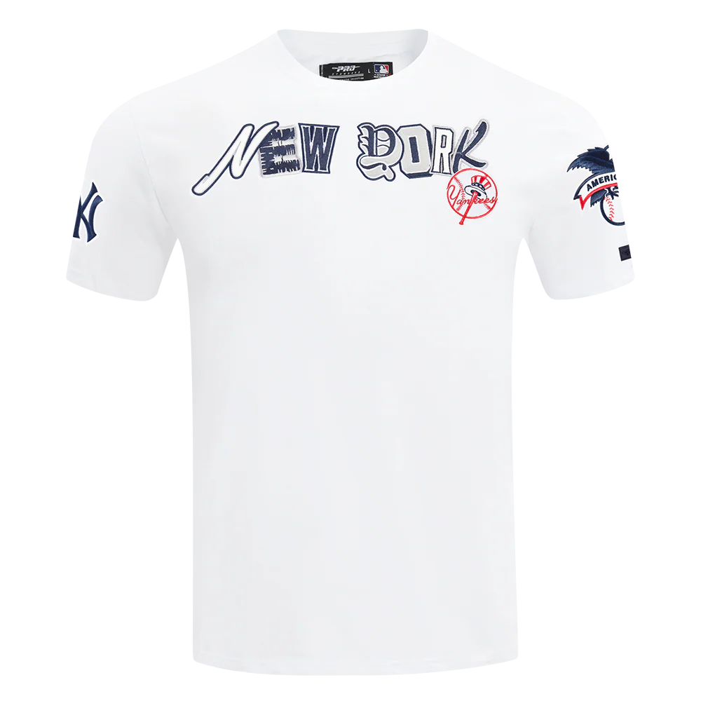 MLB NEW YORK YANKEES CITY RANSOM MEN'S SINGLE JERSEY TEE (WHITE) - Image 5