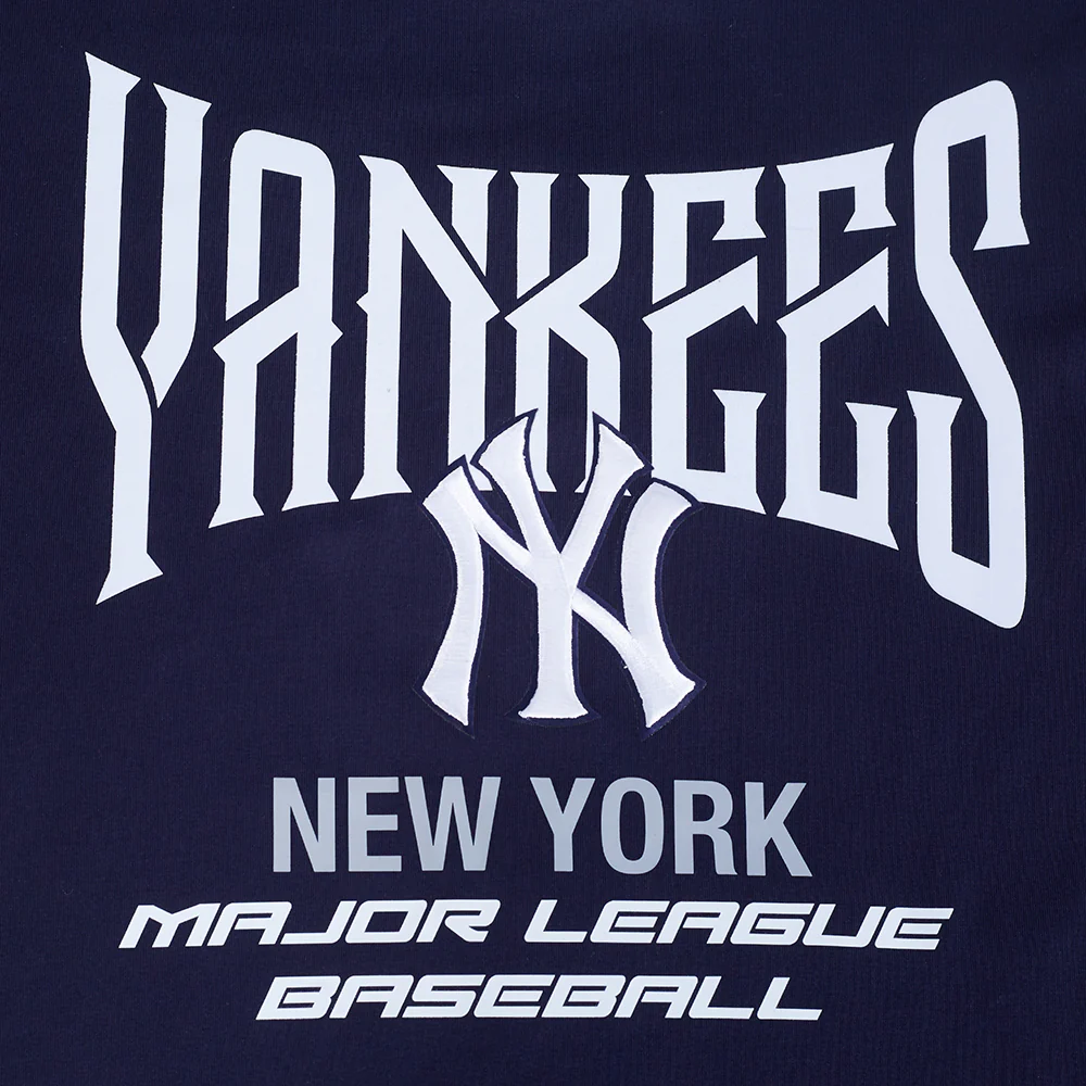 MLB NEW YORK YANKEES CITY TOUR 2.0 MEN'S COTTON JERSEY DROP SHOULDER TOP (MIDNIGHT NAVY) - Image 5