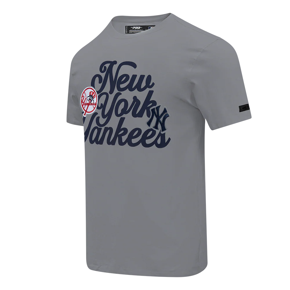 MLB NEW YORK YANKEES SOUVENIR MEN'S SINGLE JERSEY TOP (GRAY) - Image 2