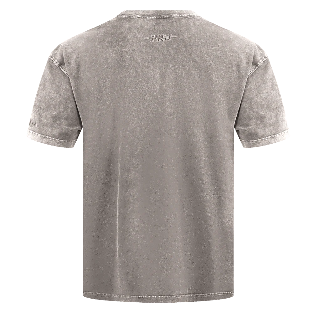 MLB NEW YORK YANKEES WASHED CLASSIC MEN'S ENZYME WASH CJ DROP SHOULDER TEE (WASHED WARM SLATE) - Image 3