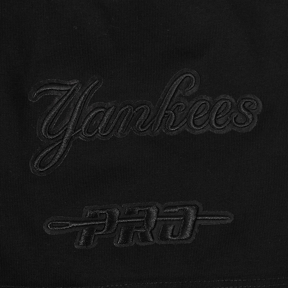 MLB NEW YORK YANKEES BLACKOUT MEN'S CJ DROP SHOULDER TEE (BLACK) - Image 8