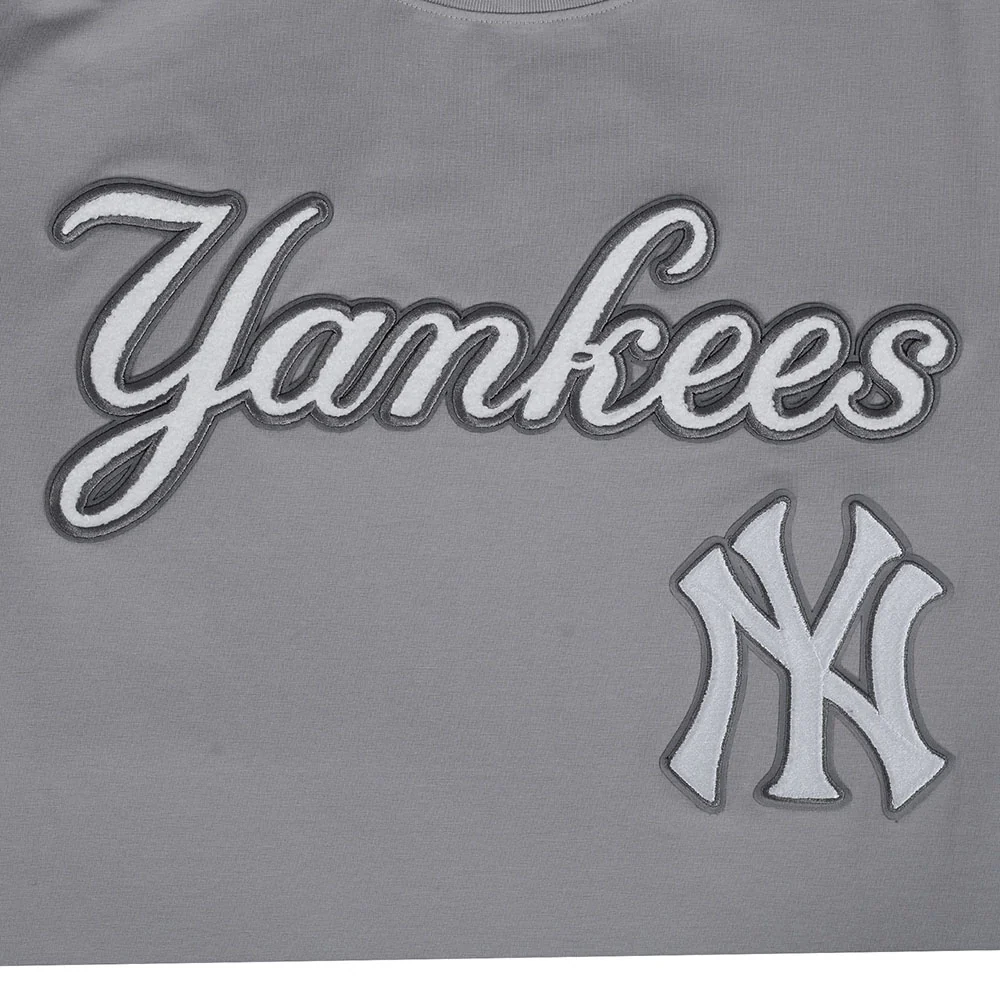 MLB NEW YORK YANKEES AARON JUDGE #99 CLASSIC MEN'S SINGLE JERSEY STRIPED TOP (GRAY) - Image 5
