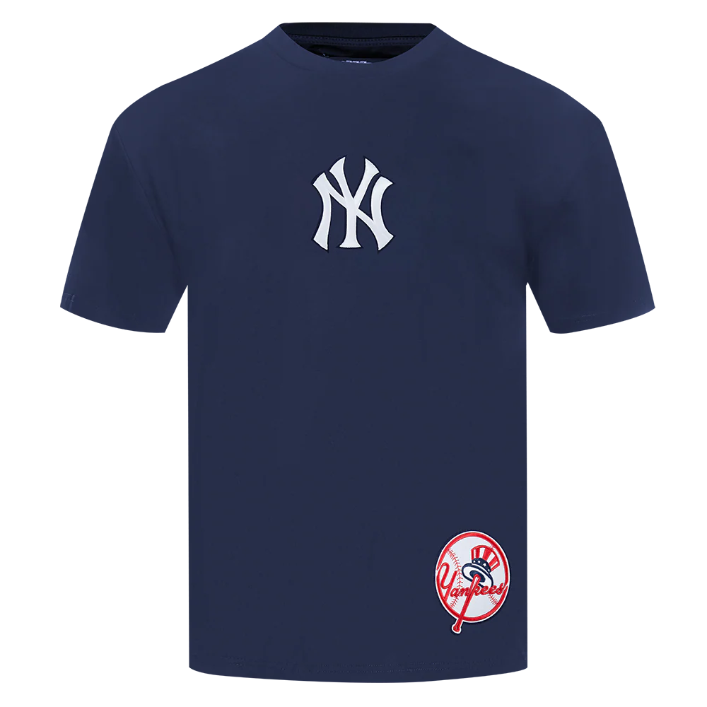 MLB NEW YORK YANKEES WINGSPAN MEN'S CJ DROP SHOULDER TEE (MIDNIGHT NAVY) - Image 3