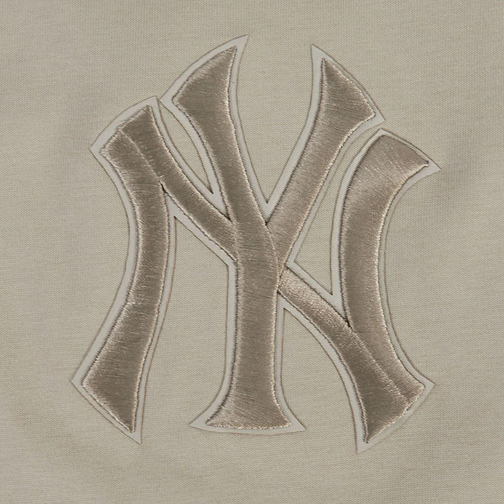MLB NEW YORK YANKEES WINGSPAN MEN'S CJ DROP SHOULDER TEE (TAUPE) - Image 6