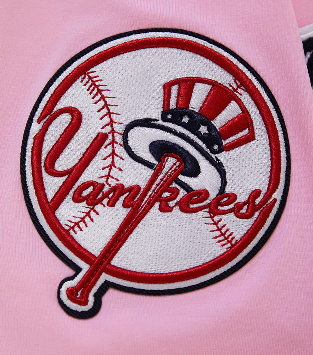 MLB NEW YORK YANKEES LOGO PRO TEAM MEN'S TOP (PINK) - Image 6