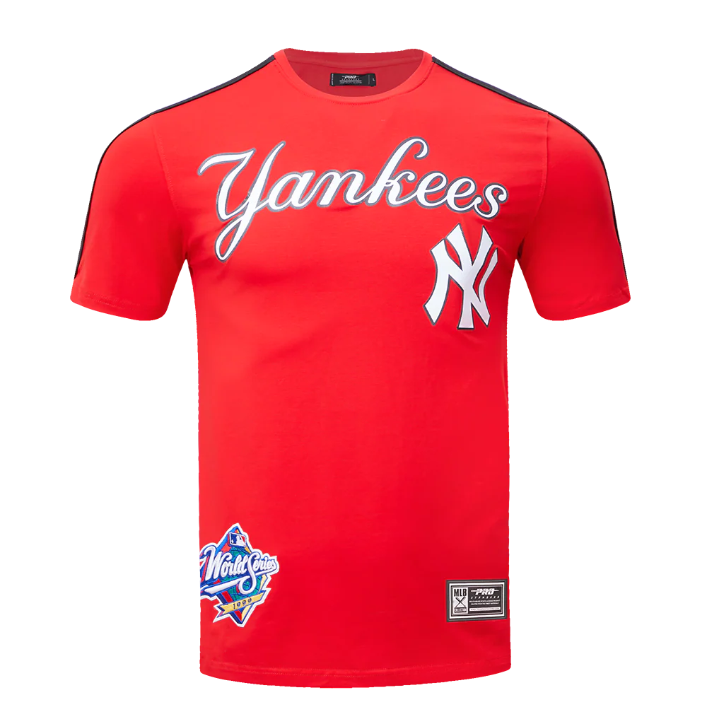 MLB NEW YORK YANKEES LOGO PRO TEAM MEN'S TAPING TOP (RED/BLACK)