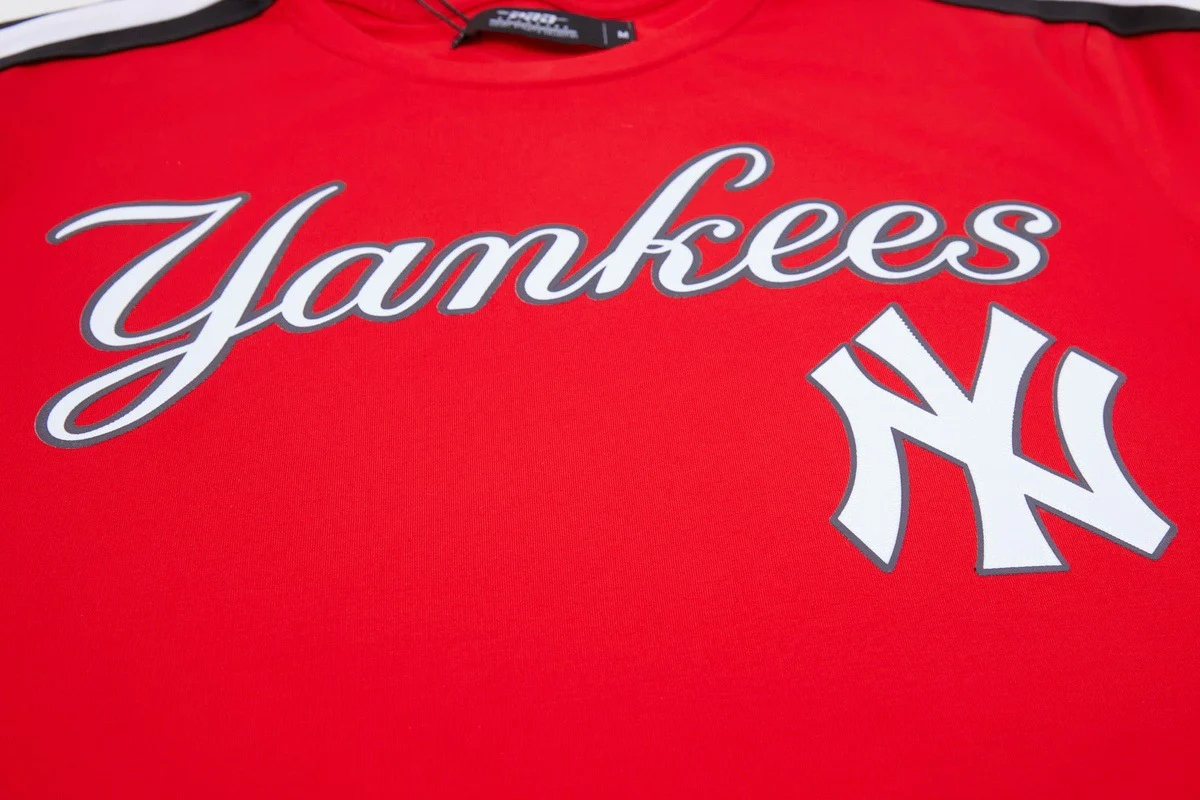 MLB NEW YORK YANKEES LOGO PRO TEAM MEN'S TAPING TOP (RED/BLACK) - Image 5