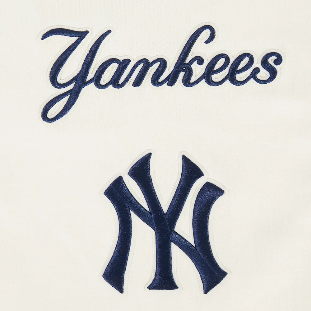 MLB NEW YORK YANKEES WINGSPAN MEN'S DROP SHOULDER LS TEE (EGGSHELL) - Image 3