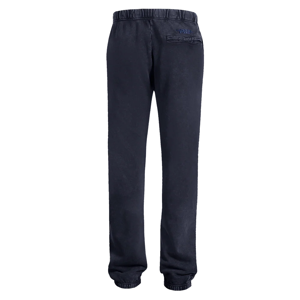 MLB NEW YORK YANKEES WASHED CLASSIC MEN'S ENZYME WASH RELAXED FIT SWEATPANT (WASHED MIDNIGHT NAVY) - Image 4