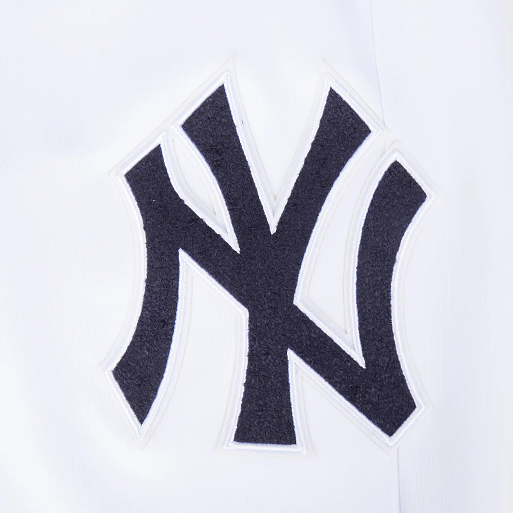 MLB NEW YORK YANKEES CLASSIC MEN'S DOUBLE KINT TRACK PANT (WHITE/MIDNIGHT NAVY) - Image 5
