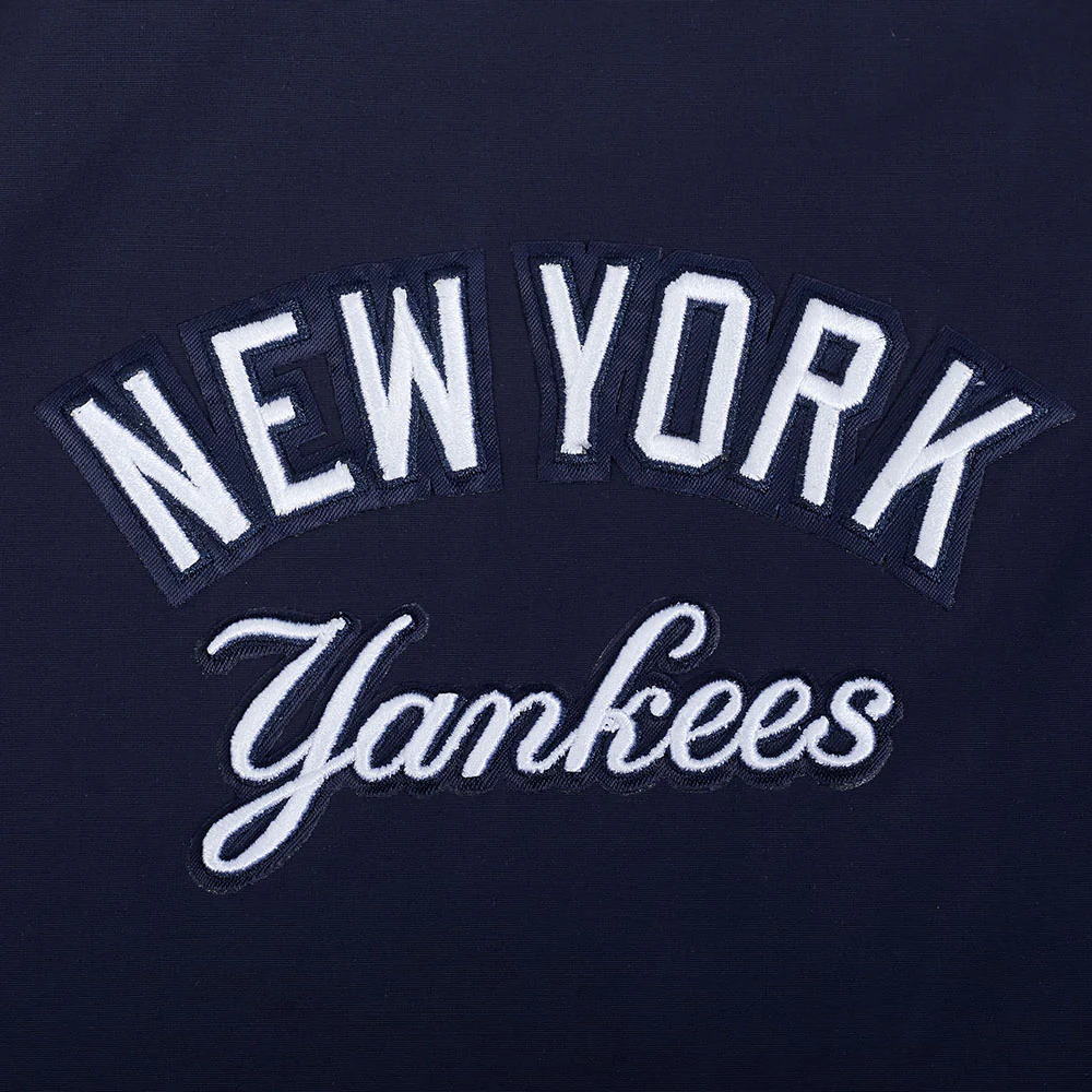 MLB NEW YORK YANKEES CLASSIC WIND SUIT MEN'S WOVEN FULL ZIP PULLOVER HOODIE (MIDNIGHT NAVY) - Image 8