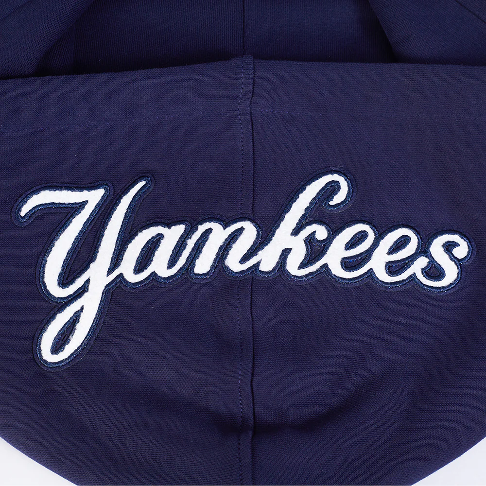 MLB NEW YORK YANKEES SUGAR SKULL MEN'S FLEECE PULLOVER HOODIE (MIDNIGHT NAVY) - Image 6