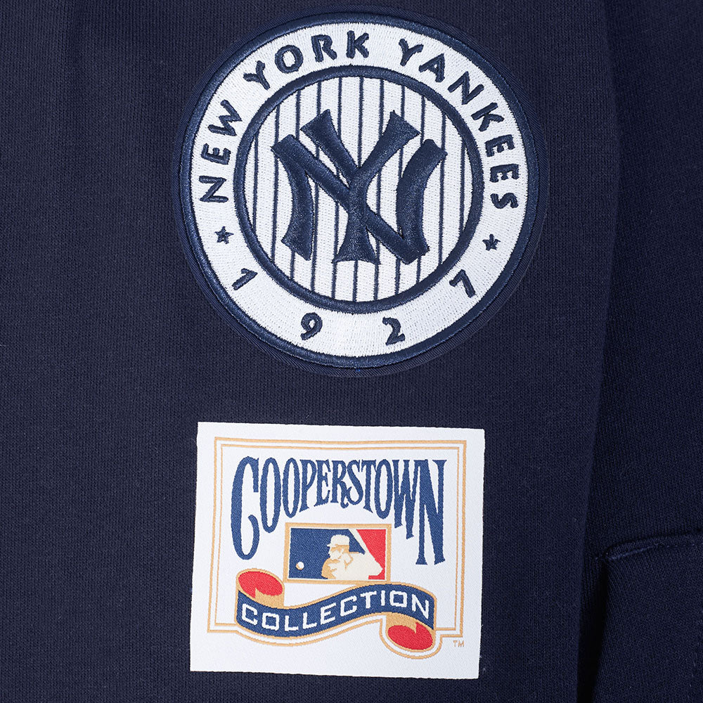 MLB NEW YORK YANKEES BEST OF MEN'S DROP SHOULDER PO HOODIE (MIDNIGHT NAVY) - Image 5