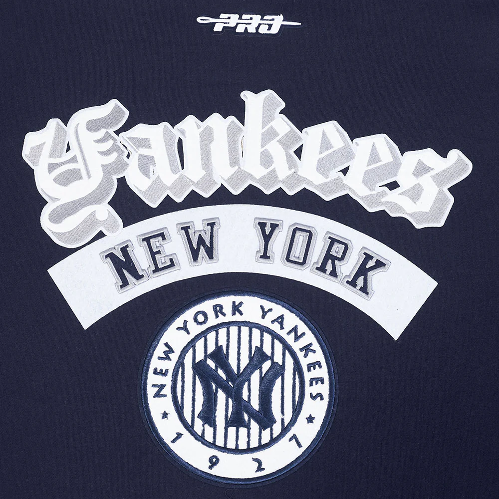 MLB NEW YORK YANKEES BEST OF MEN'S DROP SHOULDER PO HOODIE (MIDNIGHT NAVY) - Image 8