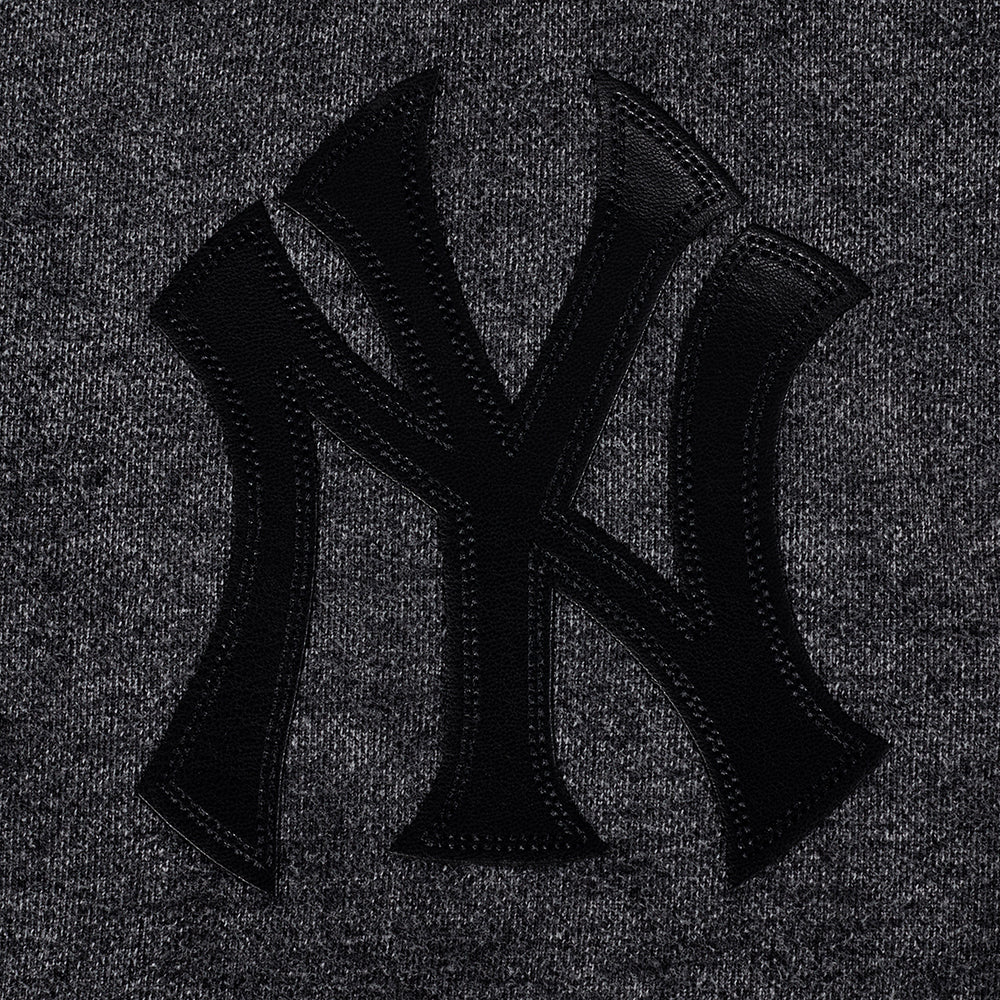 MLB NEW YORK YANKEES WASHED VANGUARD MEN'S ENZYME WASH DROP SHOULDER (WASHED BLACK) - Image 7