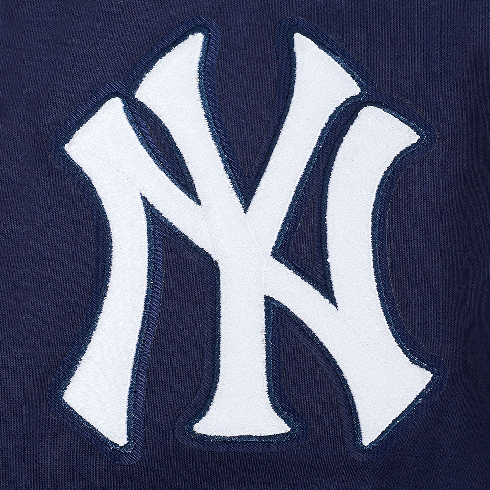 MLB NEW YORK YANKEES AARON JUDGE #99 CLASSIC MEN'S DOUBLE KNIT PULLOVER HOODIE (MIDNIGHT NAVY) - Image 7