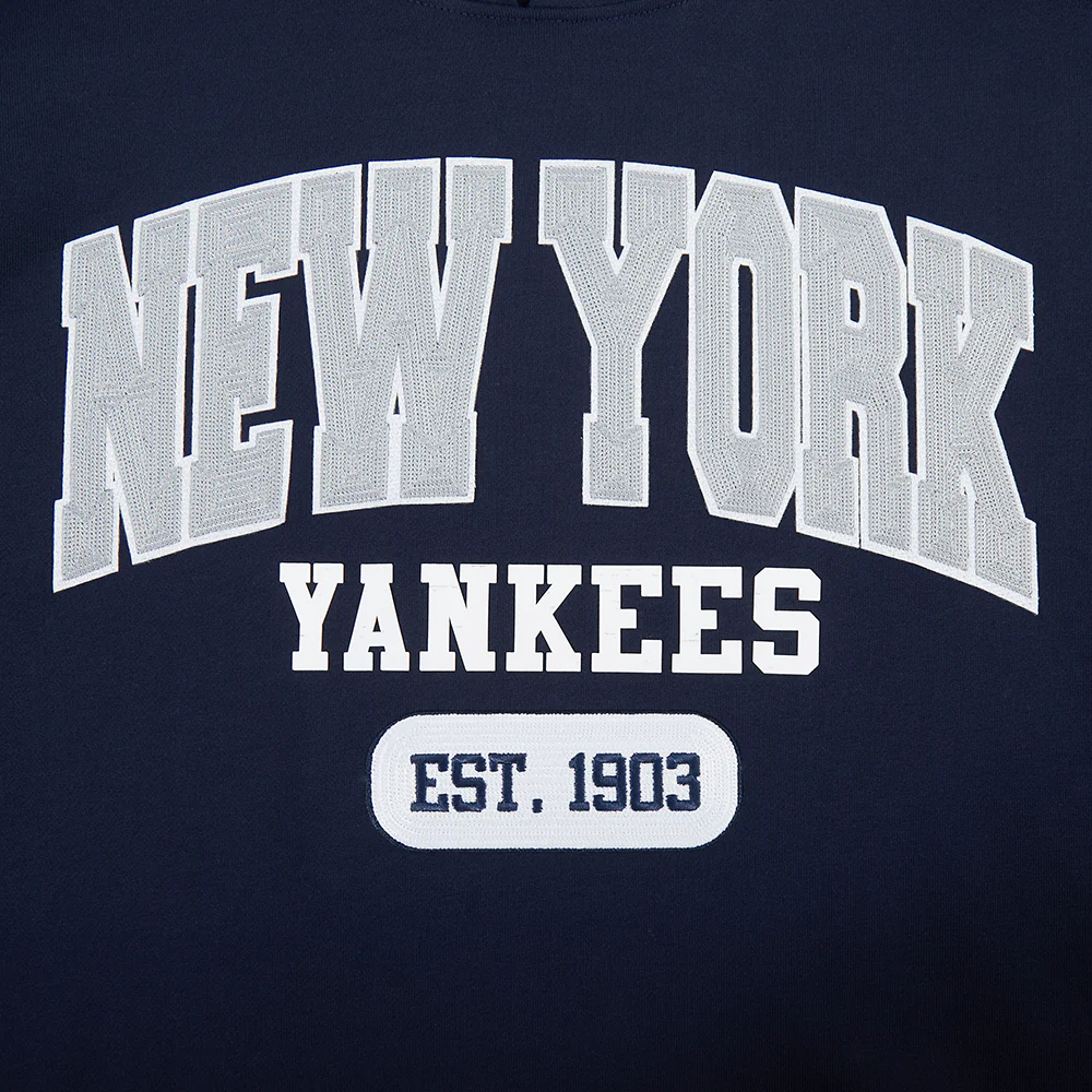 MLB NEW YORK YANKEES CITY ARCH MEN'S FLC PO HOODIE (MIDNIGHT NAVY) - Image 5