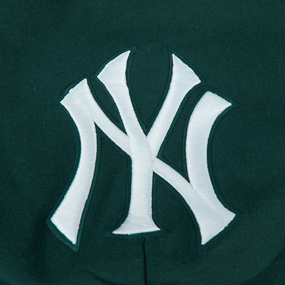 MLB NEW YORK YANKEES WINGSPAN MEN'S DROP SHOULDER FLC PO HOODIE (FOREST GREEN) - Image 5