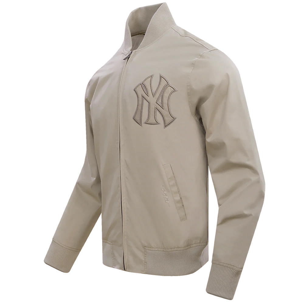 MLB NEW YORK YANKEES NEUTRAL TWILL JACKET (TAUPE) - Image 2
