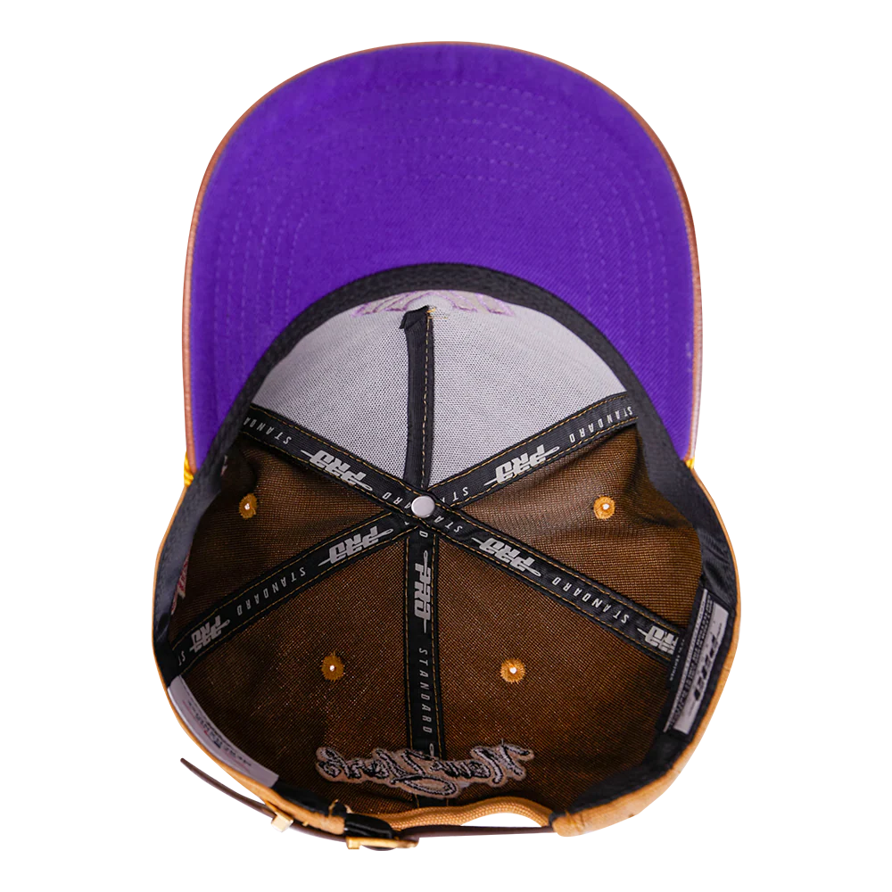 MLB NEW YORK YANKEES RESERVE 2 TONE PINCH FRONT STRAPBACK (TAN/ WHEAT) - Image 6