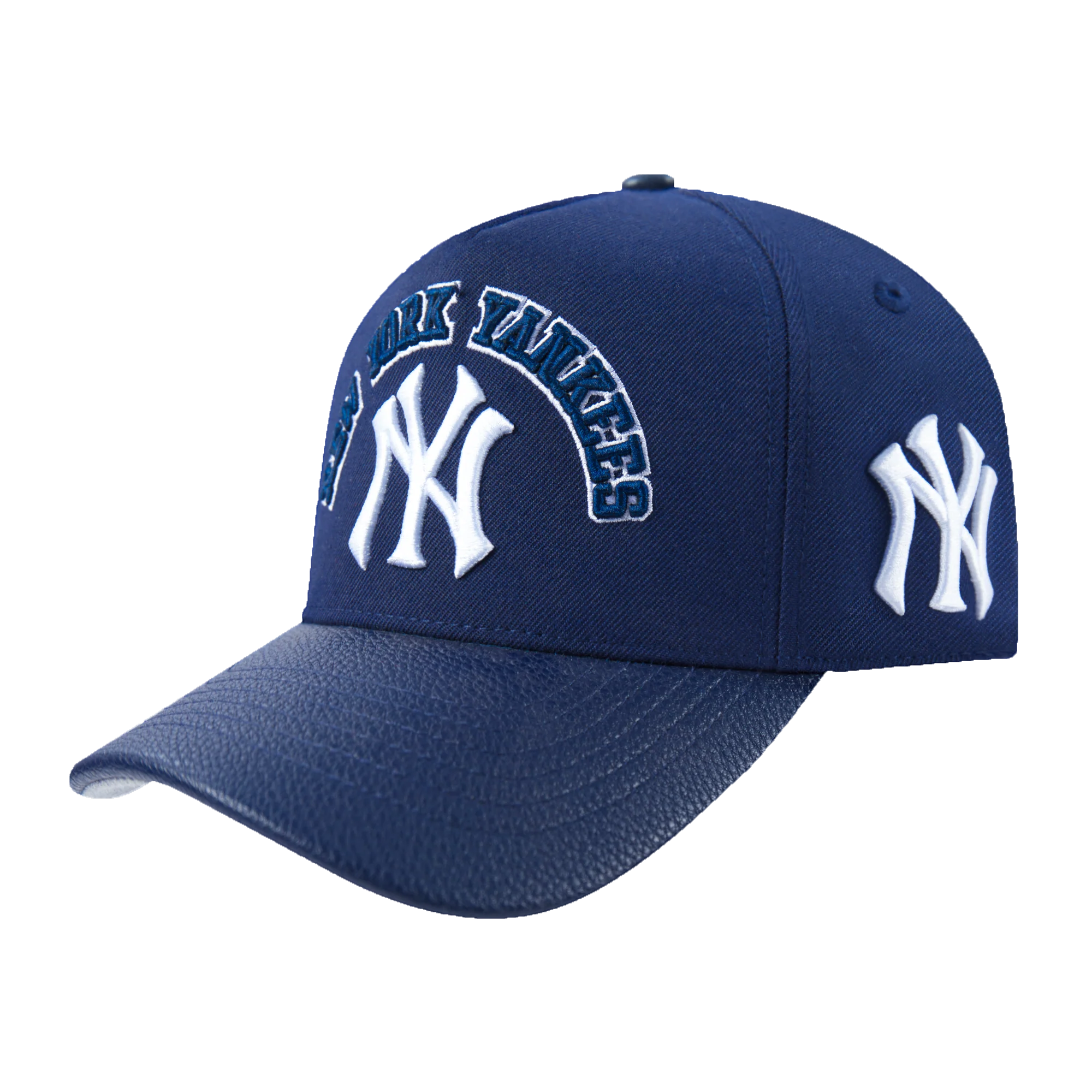 MLB NEW YORK YANKEES AREA CODE M PINCH FRONT STRAPBACK (MIDNIGHT NAVY) - Image 5