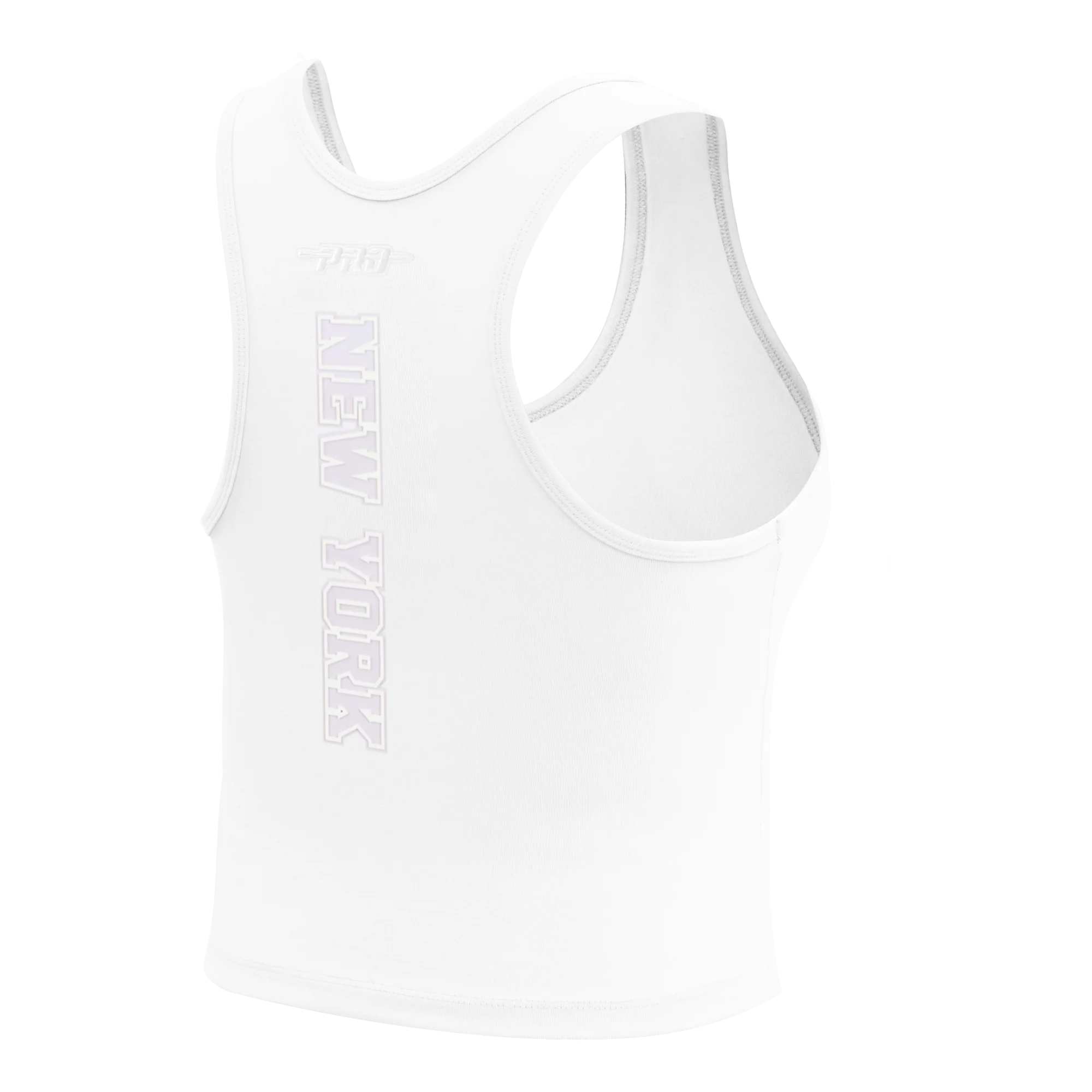MLB NEW YORK YANKEES HOLOGRAM WOMEN'S FITTED RACERBACK (WHITE) - Image 4