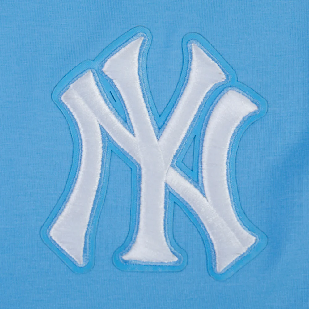 MLB NEW YORK YANKEES WINGSPAN WOMEN'S SJ BOXY TEE (UNIVERSITY BLUE) - Image 6