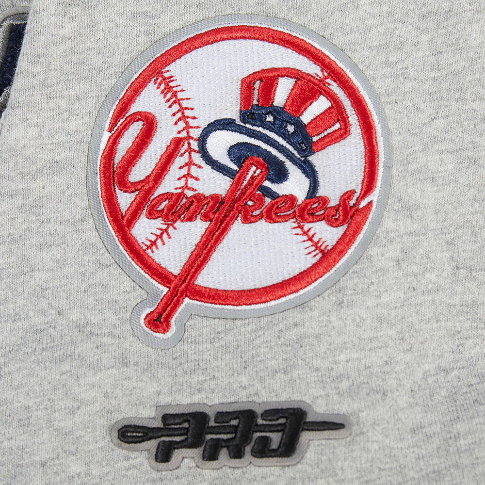 NEW YORK YANKEES SCRIPT TAIL BIG BOY'S SS TEE (HEATHER GREY) - Image 6