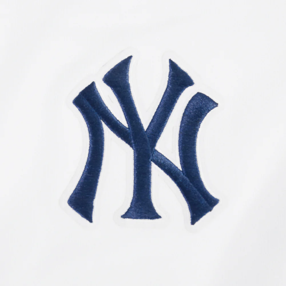 MLB NEW YORK YANKEES WINGSPAN WOMEN'S FLC CREWNECK (WHITE) - Image 6