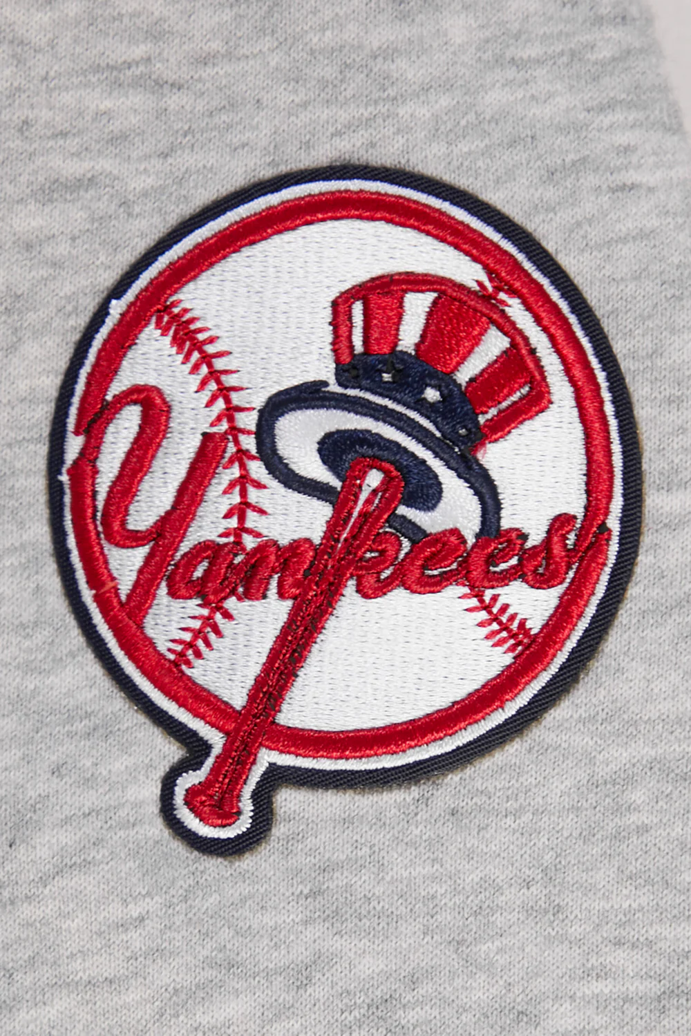 MLB NEW YORK YANKEES CLASSIC WOMEN'S CREWNECK (HEATHER GREY) - Image 7